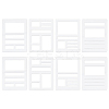 Acrylic Drawing Painting Stencils Templates DIY-BC0015-50A-1