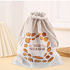 2Pcs Linen Bread Print Pouches AJEW-CP0003-81B-4
