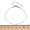 201 Stainless Steel Satellite Chains Bracelets for Women BJEW-G767-01D-P-5