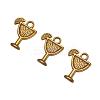 Tibetan Style Tropical drink Alloy Pendants X-TIBEB-A14275-AG-LF-3