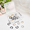 SUNNYCLUE 12pairs 3 colors 304/202 Stainless Steel Huggie Hoop Earrings EJEW-SC0001-25-6