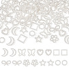 80Pcs 8 Styles Resin Imitation Pearl Cabochons RESI-TA0003-88-1