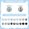 414G 18 Styles Glass Seed Beads SEED-AR0001-40-2