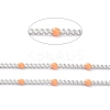 304 Stainless Steel Enamel Curb Chains CHS-P013-01P-01-2