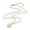 304 Stainless Steel Pendant Necklaces NJEW-U002-01G-2