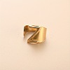 304 Stainless Steel Cuff Rings FS-WGEAFE6-51-1
