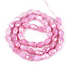 Anti-Tarnish Electroplate Glass Beads Strands GLAA-T025-13A-06-2