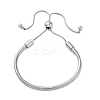 201 Stainless Steel Snake Chain Slider Bracelets for Women STAS-D301-09P-1