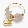 Natural Gemstone Beads Wine Glass Charms AJEW-PH00842-2