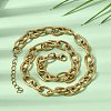 9MM 304 Stainless Steel Textured Cable Chain Necklaces for Women Men SA-CBA37BC-19G-1