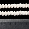 Glazed Porcelain Rondelle Beads PORC-Q001-01K-5