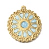 304 Stainless Steel Enamel Pendants LS-STAS-E520-02B-G-1