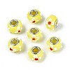 Handmade Lampwork European Beads LAMP-Q029-03B-1