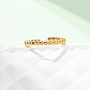 304 Stainless Steel Open Cuff Rings for Women RJEW-K309-11A-G-2