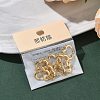 SHEGRACE Brass Hoop Earrings Findings XGR0156G-93G-6