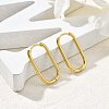 Ion Plating(IP) 304 Stainless Steel Hoop Earrings for Women EJEW-U035-12G-02-2