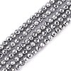 Non-Magnetic Synthetic Hematite Beads Strands X-G-G093-2mm-1
