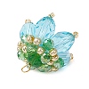 Transparent Glass Pendants PALLOY-MZ00720-03-3