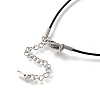 304 Stainless Steel Heart Pendant Necklaces for Women NJEW-F328-17P-3