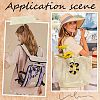 DIY Handmade Woven Cotton Ladybird Keychain Making Kits DIY-SC0028-10-6