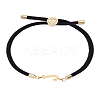 1Pc Adjustable Nylon Cord Slider Bracelets for Women BJEW-LP0001-32J-01-1