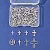 60Pcs 10 Styles 201 and 304 Stainless Steel Pendants STAS-FS0001-91-6