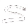 Non-Tarnish 304 Stainless Steel Boston Link Chains Necklaces NJEW-G313-17P-1