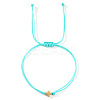 Adjustable Polyester Cord Braided Bracelets EW2287-3-1