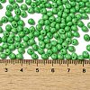 6/0 Opaque Baking Paint Glass Seed Beads SEED-M012-02A-06-4