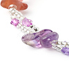 Glass Round Seed Beads Multi-strand Bracelet for Teen Girl Women X1-BJEW-TA00018-4
