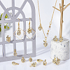 16Pcs 8 Style Rack Plating Alloy Charms FIND-CA0006-28-3