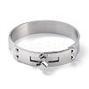 Non-Tarnish Donut 304 Stainless Steel Bangles BJEW-G700-07A-P-2