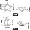 304 Stainless Steel Linking Rings STAS-UN0016-64P-4