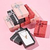 12Pcs 3 Colors Cardboard Paper Jewelry Set Boxes CBOX-FS0001-02-7