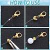 600Pcs 6 Styles Brass Crimp Beads Covers KK-SP0001-92-6