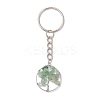 Natural Gemstone Tree of Life Keychains KEYC-JKC00755-4