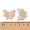 304 Stainless Steel Enamel Pendants STAS-G358-03G-01-3