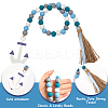 Ocean Theme Wood Beads Pendant Decorations DIY-WH0888-777F-09-5