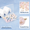 40Pcs 4 Colors Imitation Gemstone Acrylic Pendants SACR-TA0001-22-4