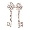 Key Tibetan Style Pendant Rhinestone Settings TIBEB-A101291-AS-LF-2