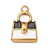 304 Stainless Steel Enamel Pendants LS-STAS-B112-01G-08-1