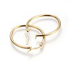 201 Stainless Steel Hoop Earrings LS-EJEW-A052-15E-G-2