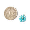 Handmade Polymer Clay & Glass Seed & Brass Pendants PALLOY-MZ00840-01-2