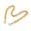 Aluminum Double Link Chains Bag Handles AJEW-BA00087-5
