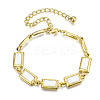 Electroplated Alloy Link Bracelets BJEW-T012-004-RS-1