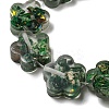 Dyed Natural Imperial Jasper with Resin Beads Strands G-G083-G06-01-3