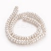 Electroplated Natural Lava Rock Beads Strands G-P400-06-2