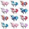 30Pcs Printed Alloy Connector Charms PALLOY-CJ0002-22-1