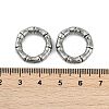 Bamboo Joint Ring 316 Surgical Stainless Steel Hoop Nose Rings EJEW-G416-19C-AS-5