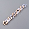 Handmade Imitation Gemstone Style Acrylic Curb Chains X-AJEW-JB00524-04-3